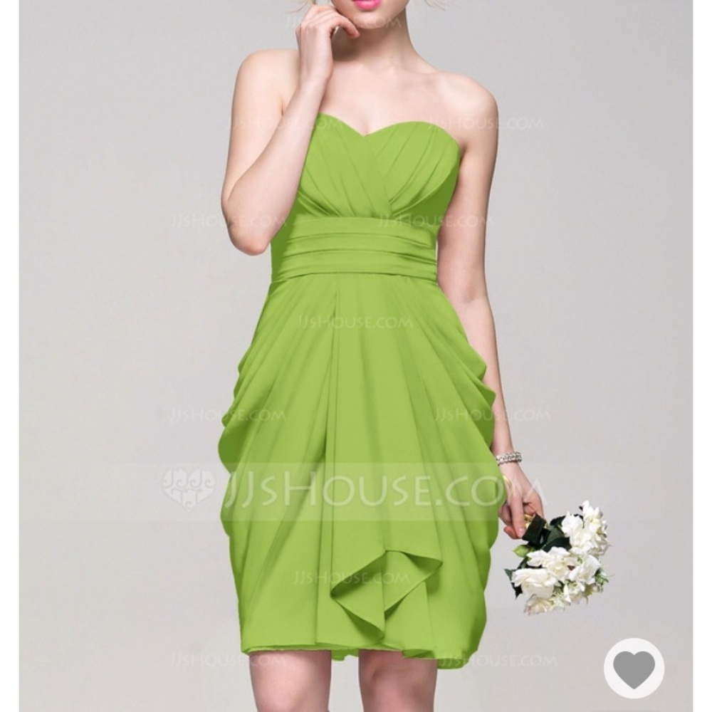 NWT clover sweetheart green dress